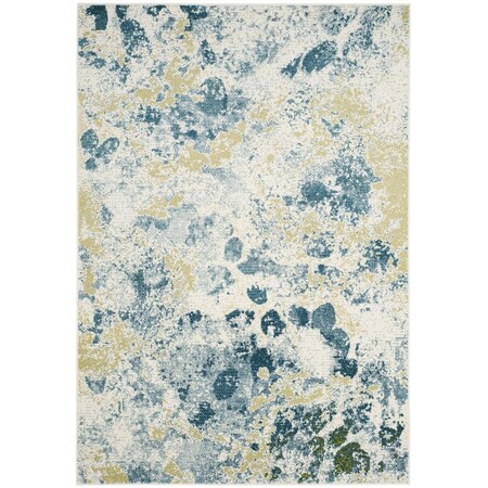 Safavieh Watercolor Power Loomed Large Rectangle Area Rug Ivory & Light Blue - 8 x 10 ft. WTC696B-8